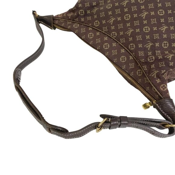 Louis Vuitton Monogram Mini Lin Boulogne Shoulder Bag One Shoulder Ebène Brown - Picture 9 of 11